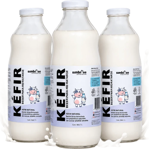 Pack 3 Kéfir de leche de vaca 1L